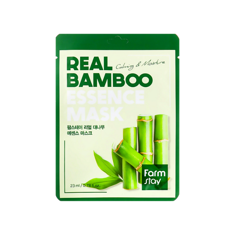 Farm Stay - Real Bamboo Essence Mask (Masca pentru Fata cu Extract de Bambus)