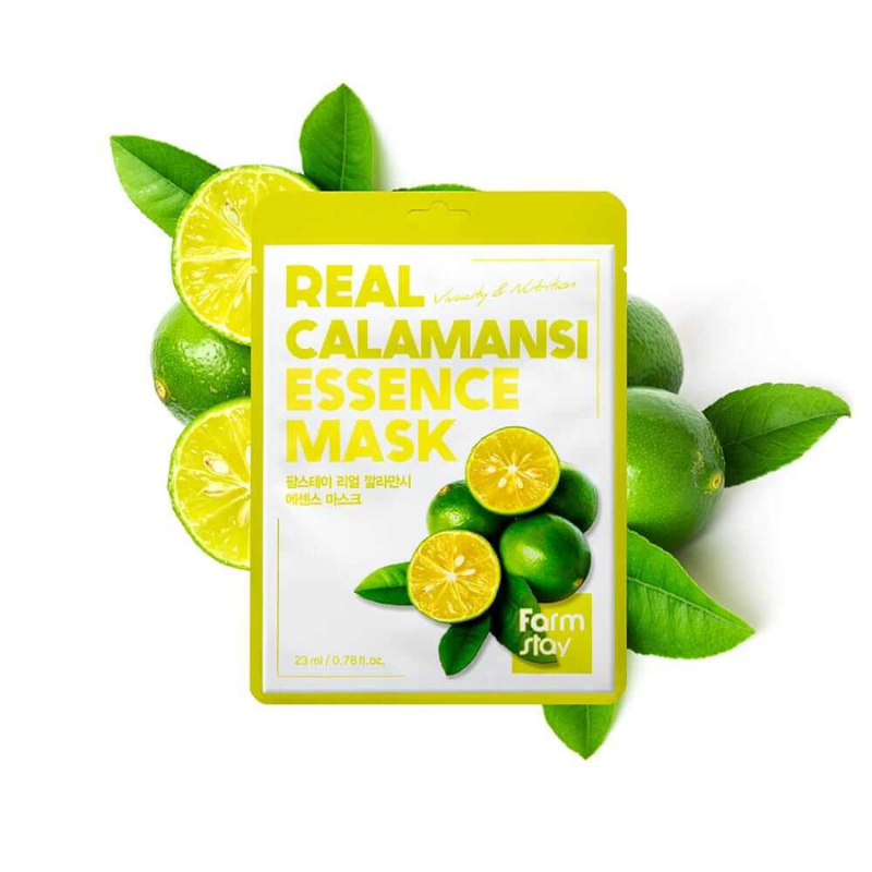 FarmStay - Mască cu Esență Reală de Calamansi, 23ml