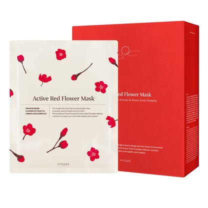 HYGGEE - Active Red Flower Mask (Masca pentru Fata)