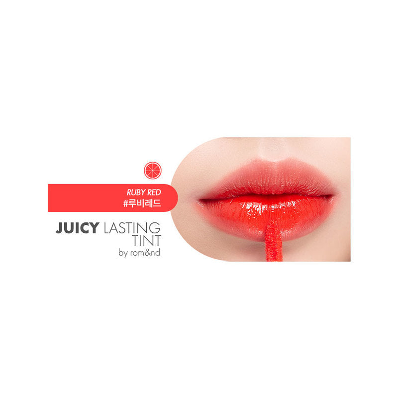 rom&nd - Juicy Lasting Tint 02. Ruby Red (Ruj de Buze)