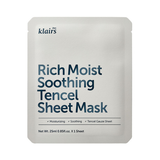 dear Klairs - Rich Moist Soothing Tencel Sheet Mask 25ml