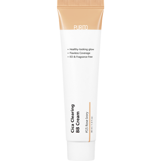 Purito - Cica Clearing BB Cream Rose Ivory #15, 30ml